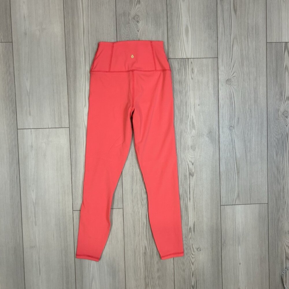 Spiritual Gangster Ada High Waisted 7/8 Legging Women's US XS Neon Pink Orange